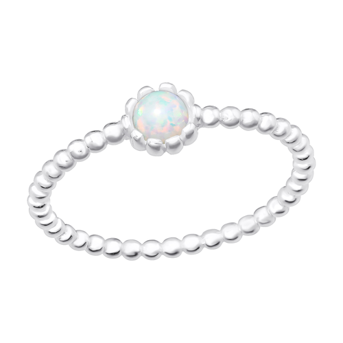 Opal Bubble Ring