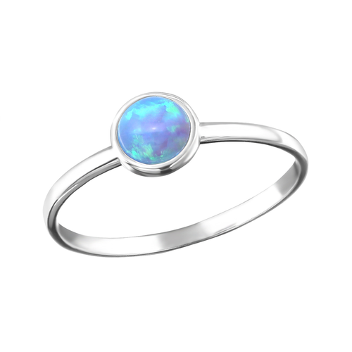 Opal Round Ring