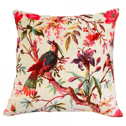 Paradise Dew Velvet Cushion Cover with Inner