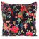 Paradise Black Velvet Cushion with Inner