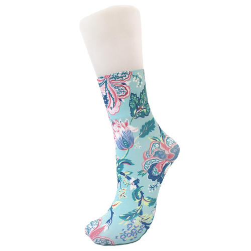 Aqua Pampalore Ankle Sock - Celeste Stein