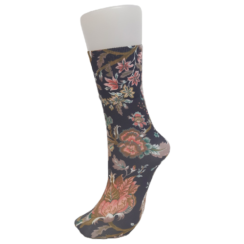 Black Pampalore Ankle Sock - Celeste Stein