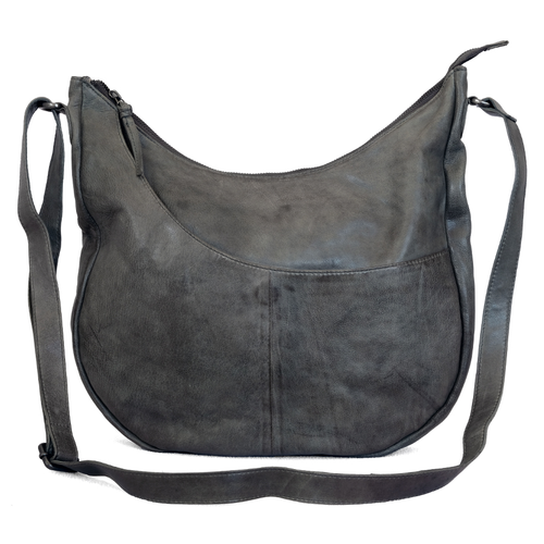 Jade Plain Leather Bag - In Leatherz