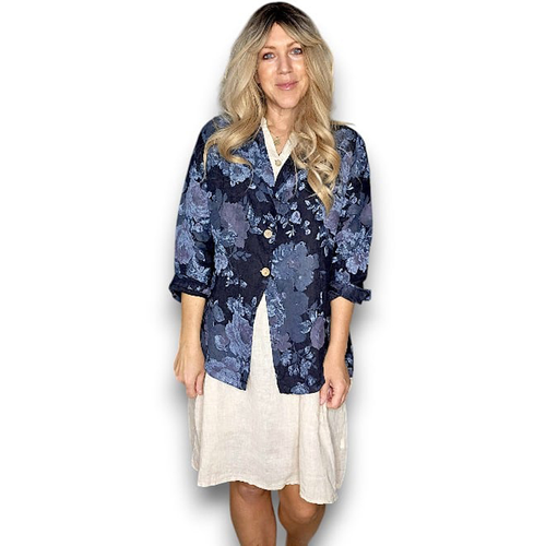 Linen Suit Jacket - Helga May