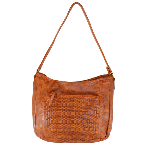 Large Woven Leather Bag - Baron Leather Goods