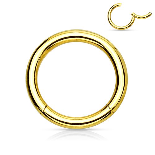 Surgical Steel Hinged Nose Ring 10mm