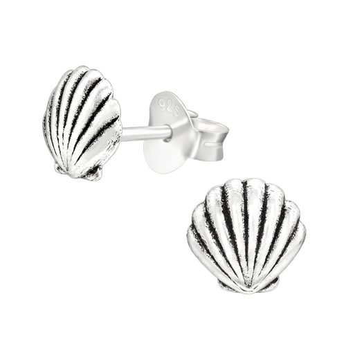 Scallop Shell Studs
