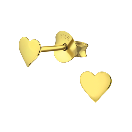 Flat Heart Studs