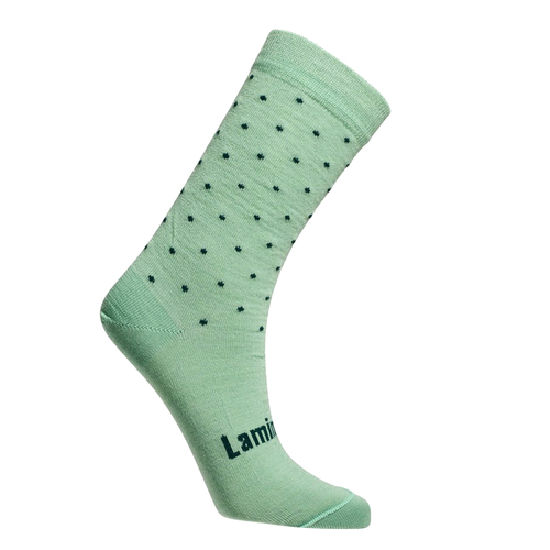 Merino Dotted Crew - Lamington