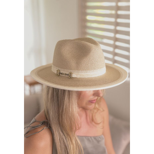 Sloane Panama Buckle Hat - Sundaise