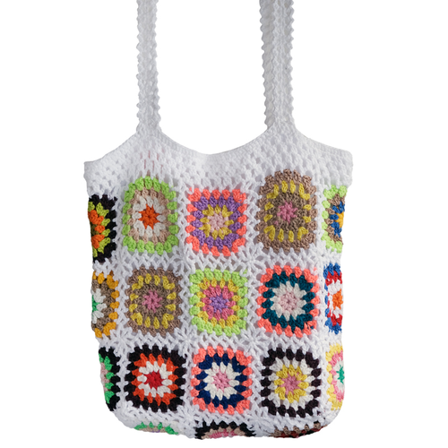 Lined Crochet Bag
