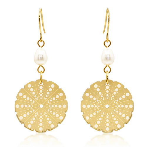 Kina Pearl Connected Earrings