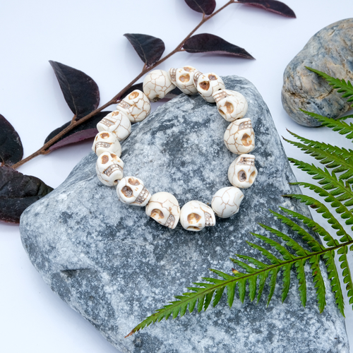Stone Skull Bracelet