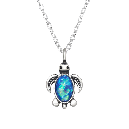 Turtle Opal Necklace