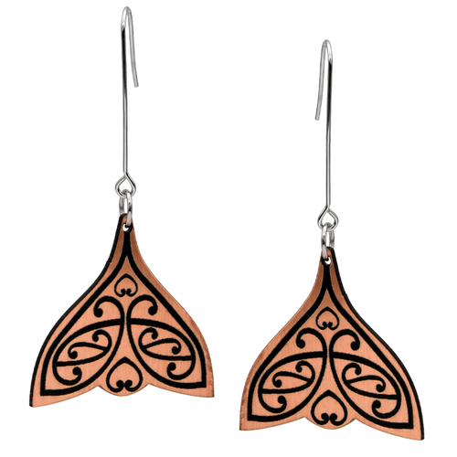 Acrylic Tohora Earrings