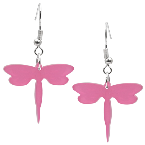 Acrylic Dragonfly Earrings