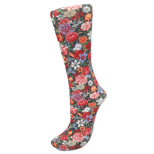 Flowers by Night Socks - Celeste Stein