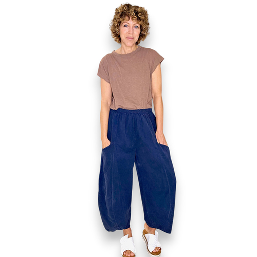 Corduroy Barrel Pants - Helga May
