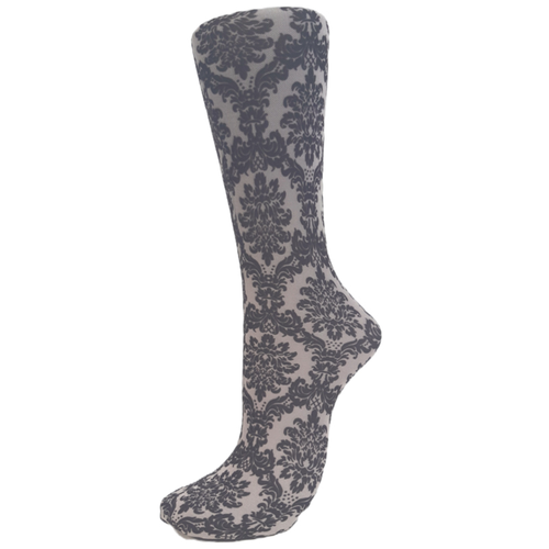 Victorian Damask Compression Socks - Celeste Stein