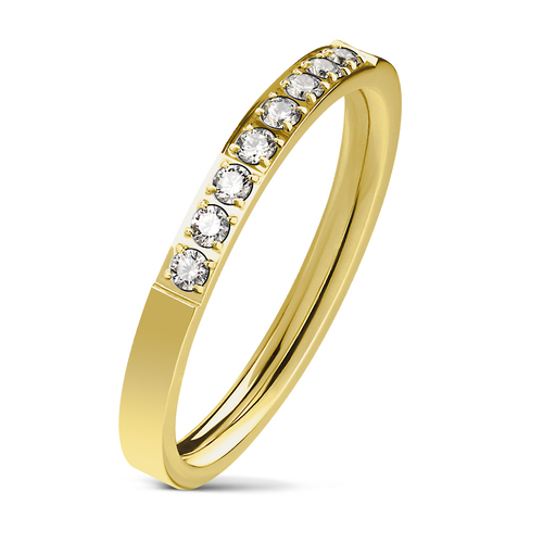 Rose Gold Pave Band