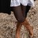Mosey Textured Merino Tights - Lamington