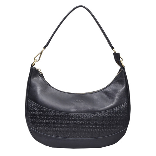 Crescent Embossed Heritage Bag - Baron Leathergoods