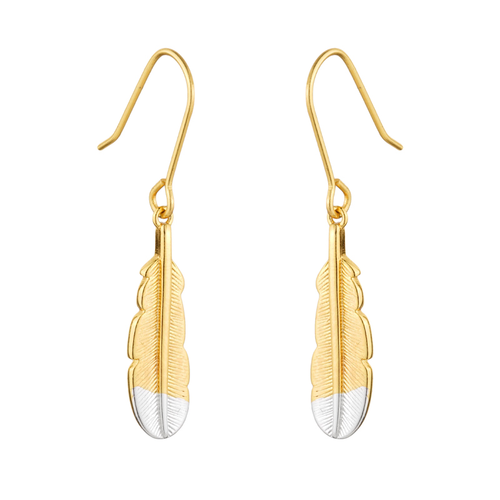 Huia Feather Earrings - Little Taonga