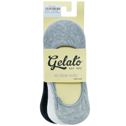 No Show Socks 3 Pack - Gelato