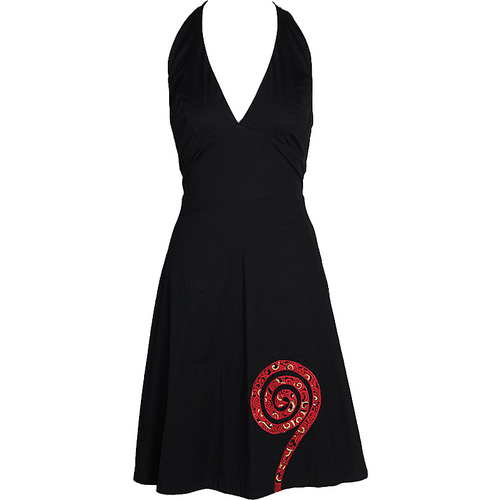 Spiral Halter Dress