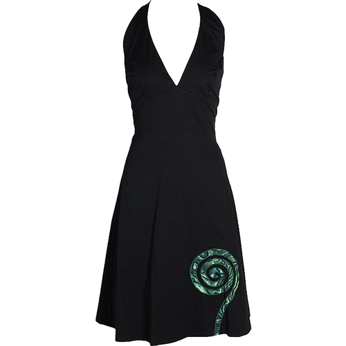 Spiral Halter Dress